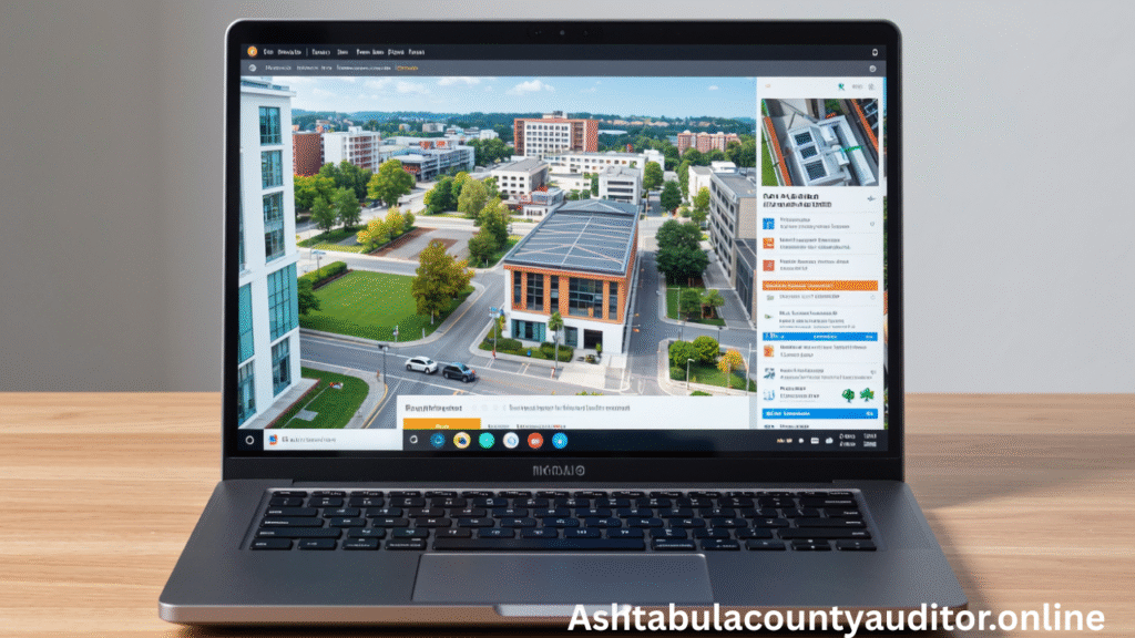 online Ashtabula County Property Search.