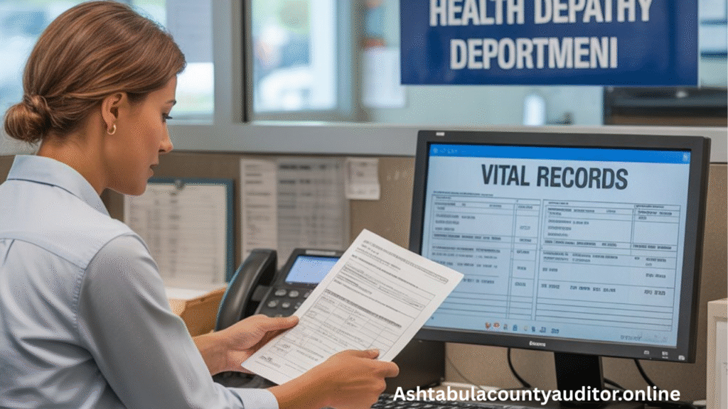 Ashtabula County Birth and Death Records Search