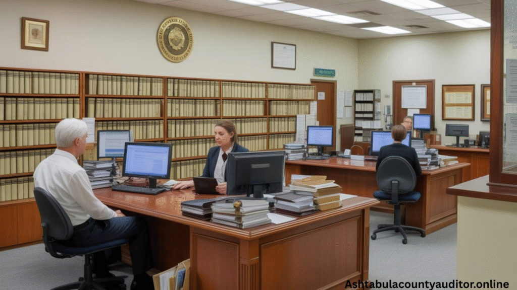 Court records and legal documents from Ashtabula County Clerk of Courts